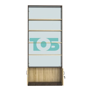 Стеллаж из ДСП с 4-мя полками 250x900 мм серии LEVEL-4 №11-2 (З/C - ЗЕРКАЛО)