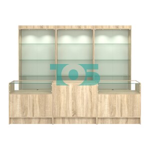 Комплект витрин ЭК-01 и прилавков ЭК-2