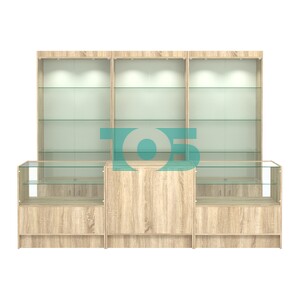 Комплект витрин ЭК-01 и прилавков ЭК-3