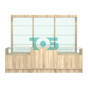 Комплект витрин ЭК-02 и прилавков ЭК-2