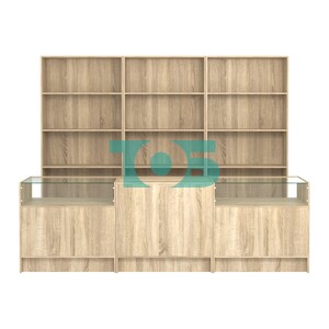 Комплект стеллажей ЭК-03 и прилавков ЭК-2