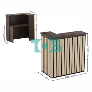 Стойка ресепшен ГРАУНД №3Б  (левосторонняя)