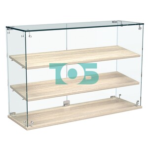 Витрина Истра настольная №29-ДН с наклонными полками из ДСП