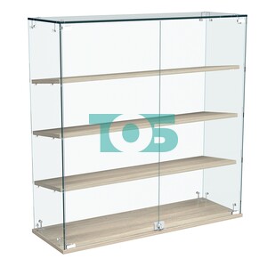 Витрина Истра настольная №31-ДН с наклонными полками из ДСП