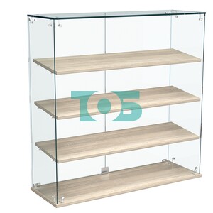 Витрина Истра настольная №31-ДН с наклонными полками из ДСП