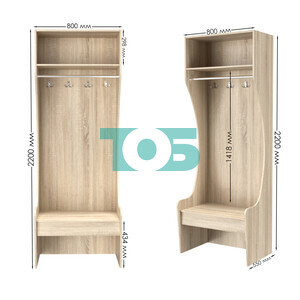 Шкаф для раздевалок Спорт-Фит №3