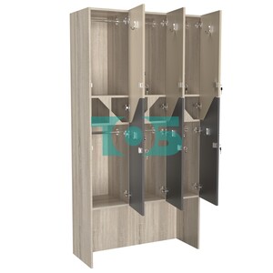 Шкаф для раздевалок СТАНДАРТ-Элегия №3-3А