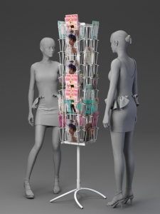 Б.ВР.09 Буклетница вращающаяся 8А4+54 (А5+А6)