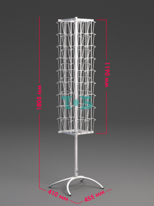 Б.ВР.10 Буклетница вращающаяся 16А4+36 (А5+А6)