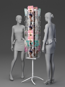 Б.ВР.10 Буклетница вращающаяся 16А4+36 (А5+А6)