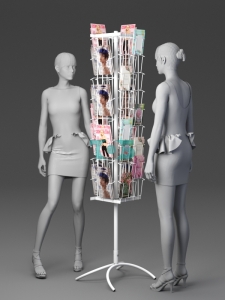 Б.ВР.11 Буклетница вращающаяся 24А4+18 (А5+А6)