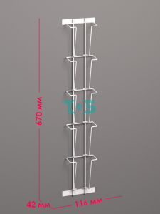 Д09 Дисплей 5 ячеек А6 для открыток