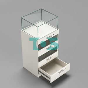 Прилавок ювелирный "Диаманд" №3-600 пристенный