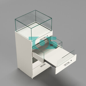 Прилавок ювелирный "Диаманд" №3-600 пристенный