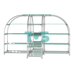 Комбинация стендов TD-06 №3-1 (с прозрачными полками стекло 6мм)