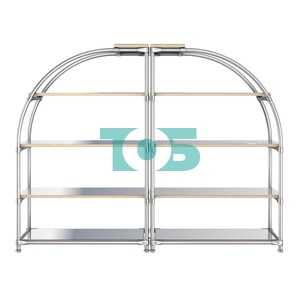 Комбинация стендов TD-06 №1-5 (с полками Зеркало 4мм)