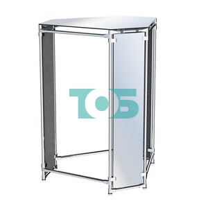 Вешало-стенд Прогресс №3-5 (с зеркальной полкой и зеркалами)