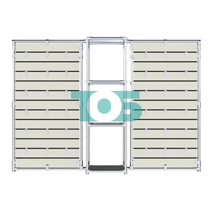 Хромированное вешало ЩИТ №2-4 с зеркальными полками 4мм