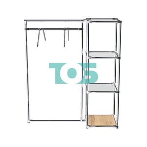 Хромированное вешало ГРАНЬ №1-4 с зеркальными полками 4 мм