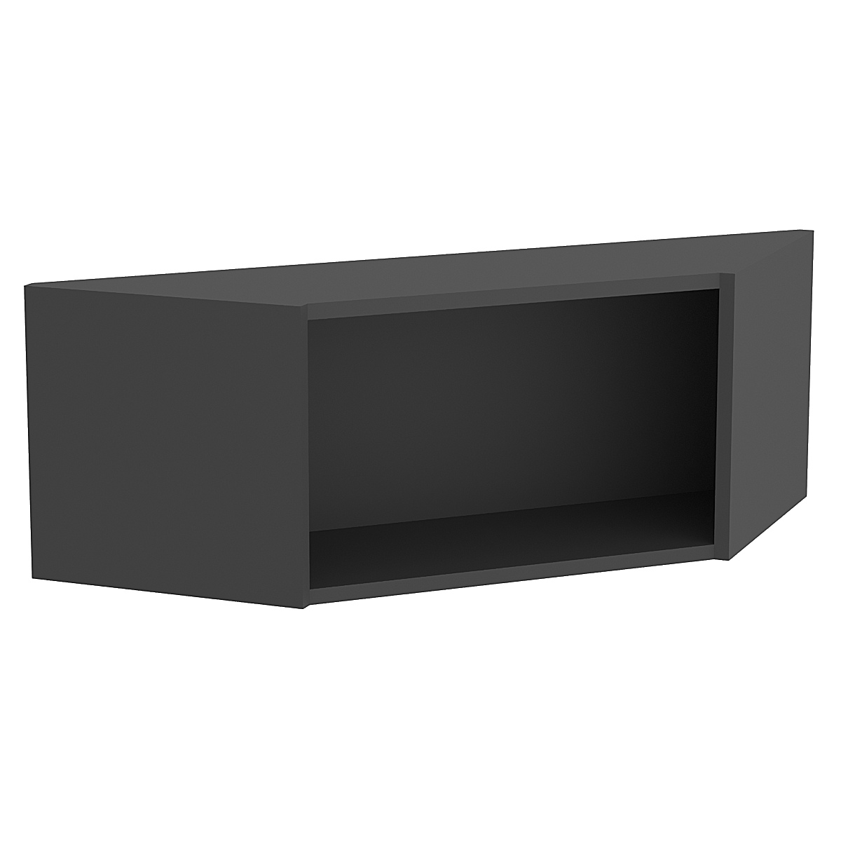 Антресоль угловая Эконом №5 (торец 300мм) Черный