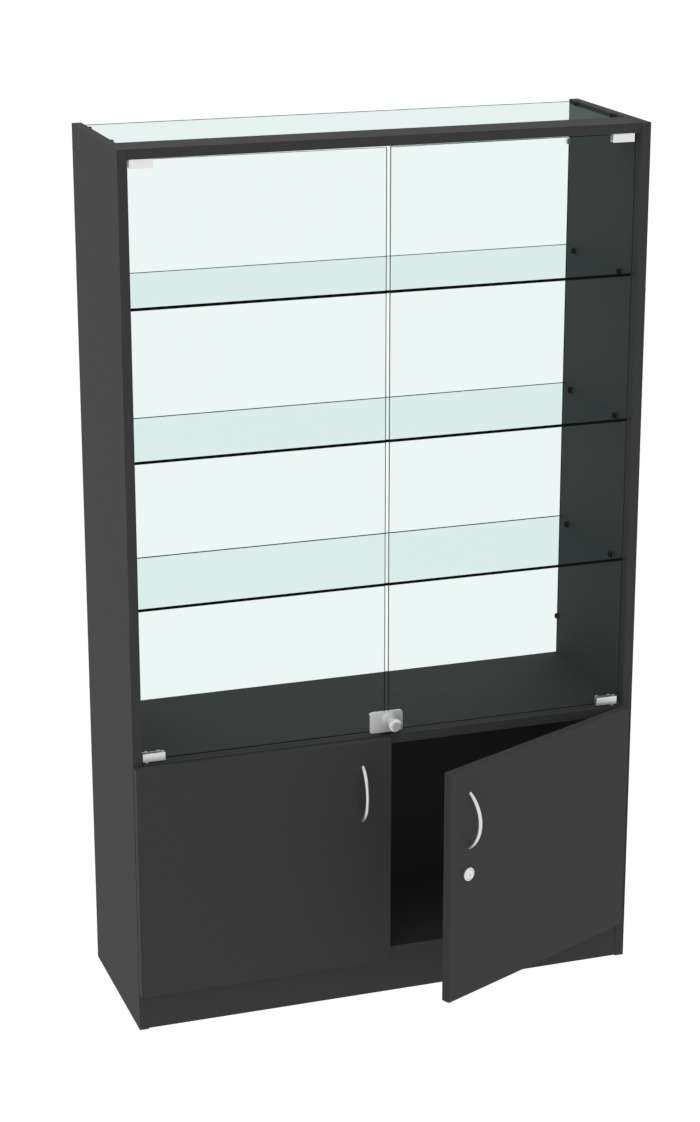 Торговый прилавок СЭСП №2 (закрытый - с дверцами) Черный