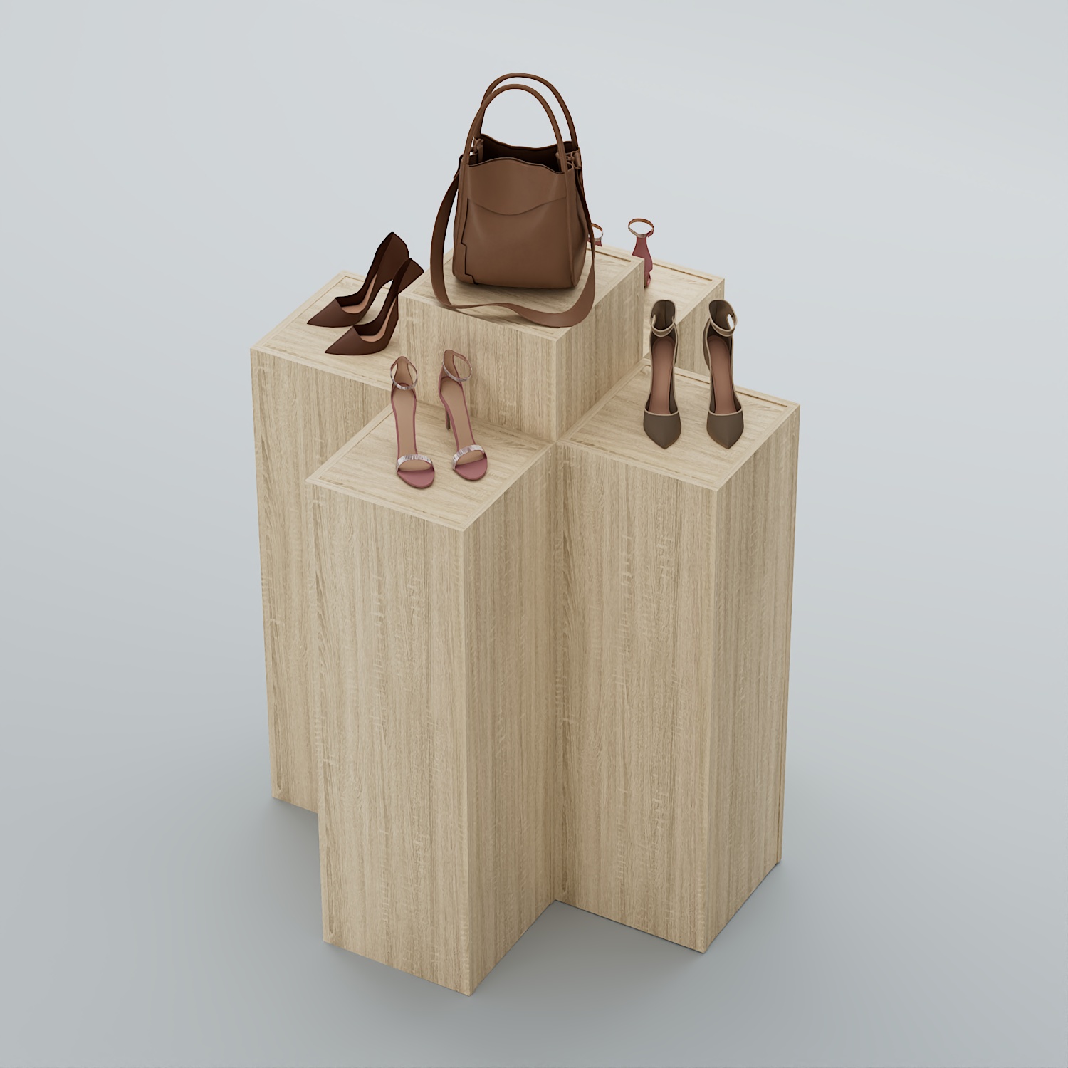 Демо-стенд Ступени-Крест №1 Дуб сонома