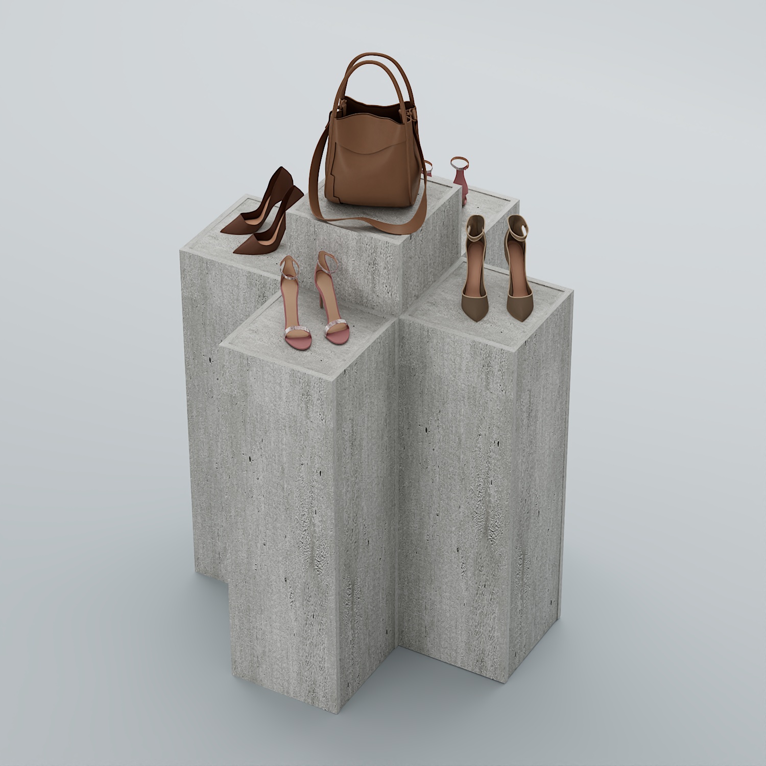 Демо-стенд Ступени-Крест №1 Метрополитан Грей