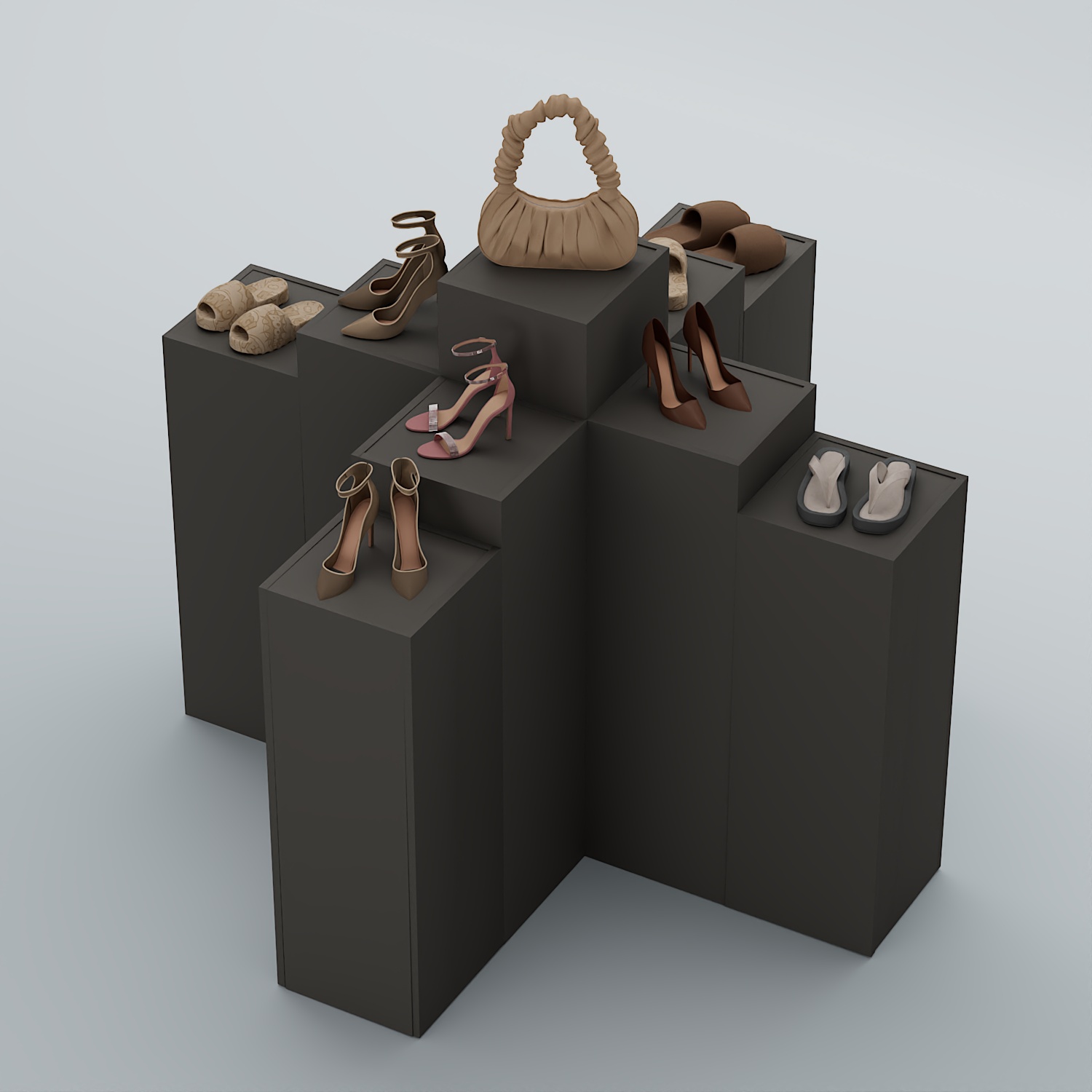 Демо-стенд Ступени-Крест №2 Черный