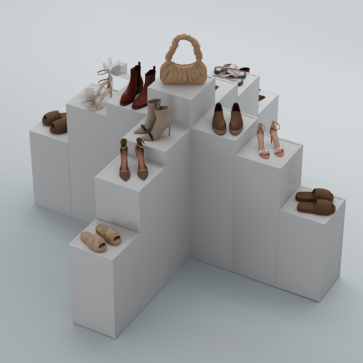 Демо-стенд Ступени-Крест №3 Серый