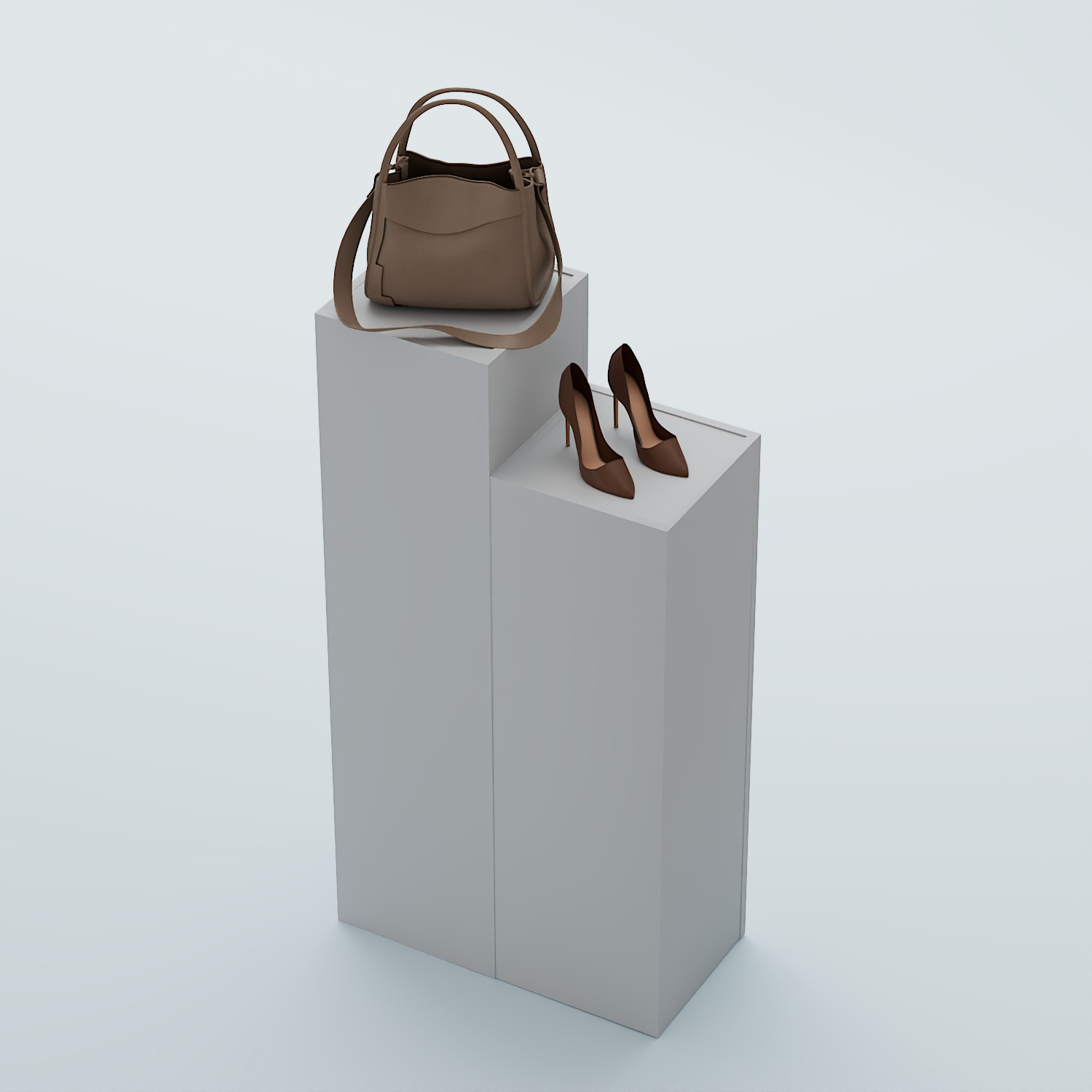 Демо-стенд Ступени-Лестница №1 Серый