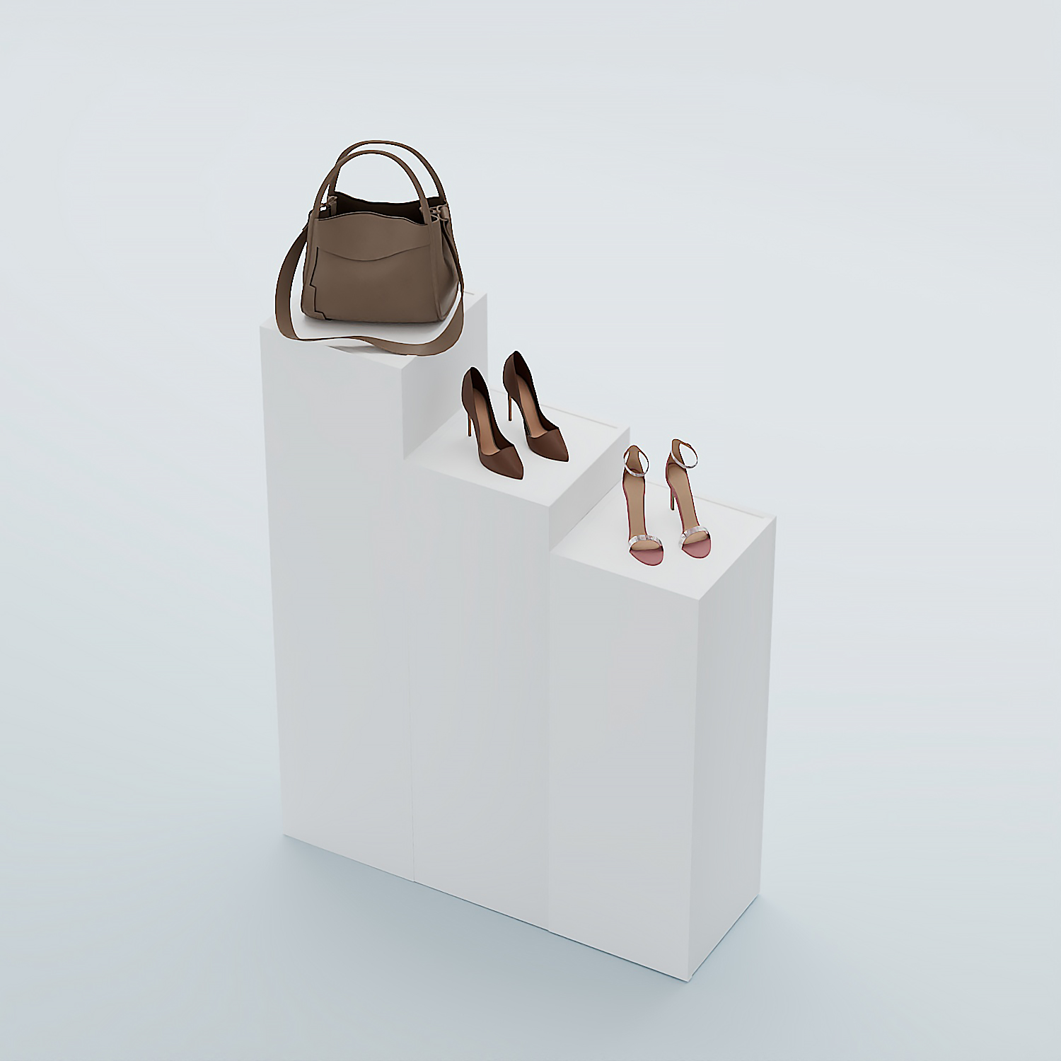 Демо-стенд Ступени-Лестница №2 Белый