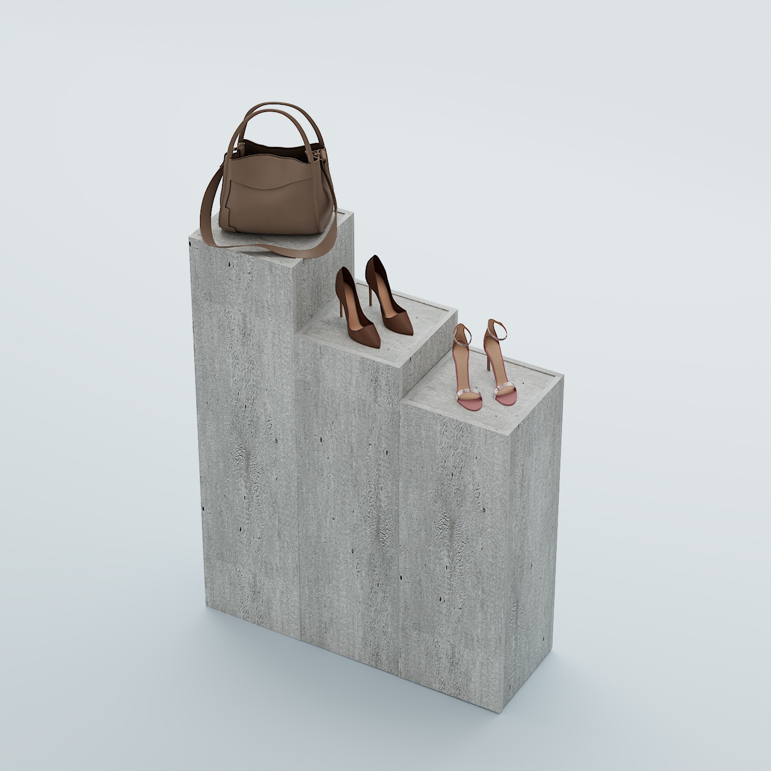 Демо-стенд Ступени-Лестница №2 Метрополитан Грей