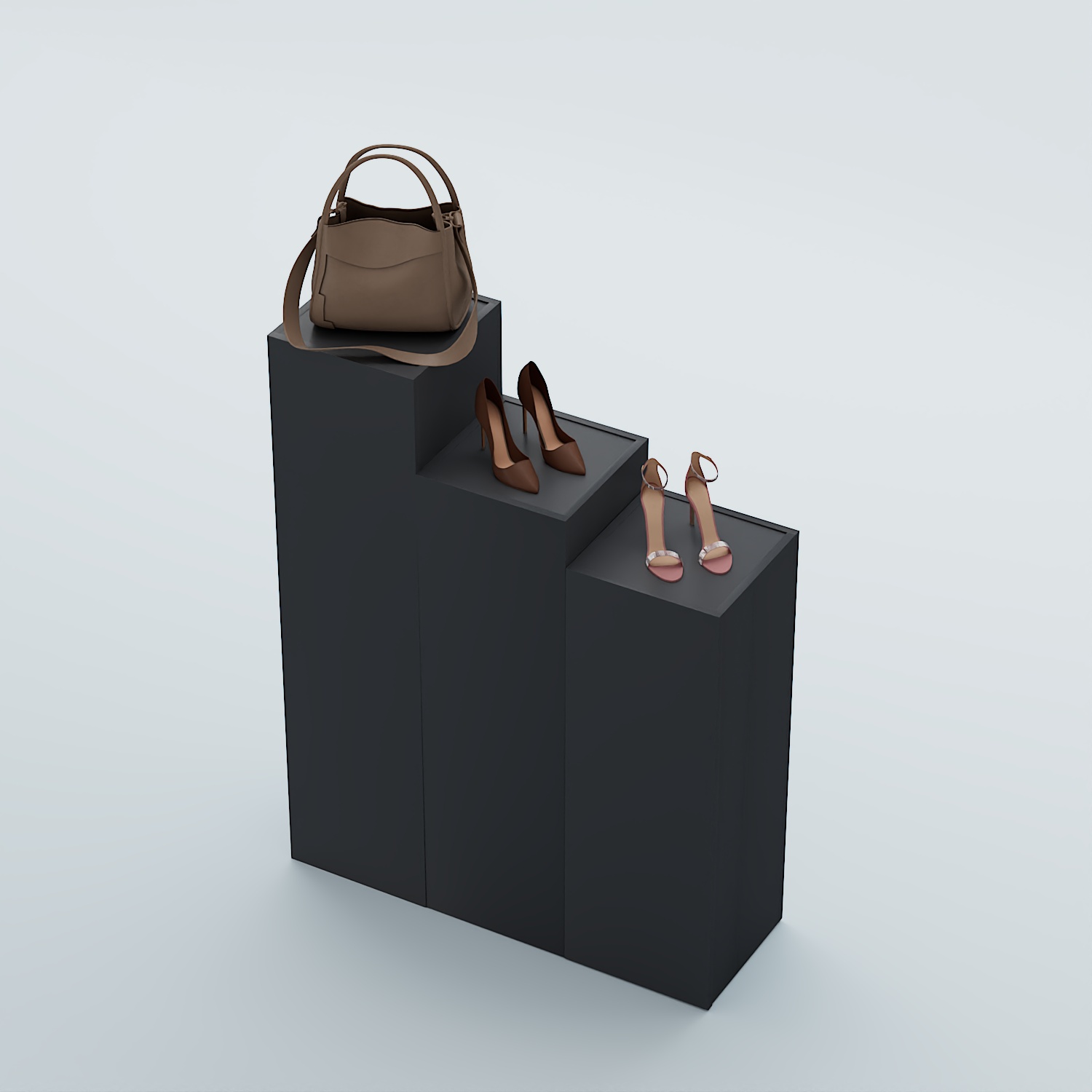 Демо-стенд Ступени-Лестница №2 Антрацит