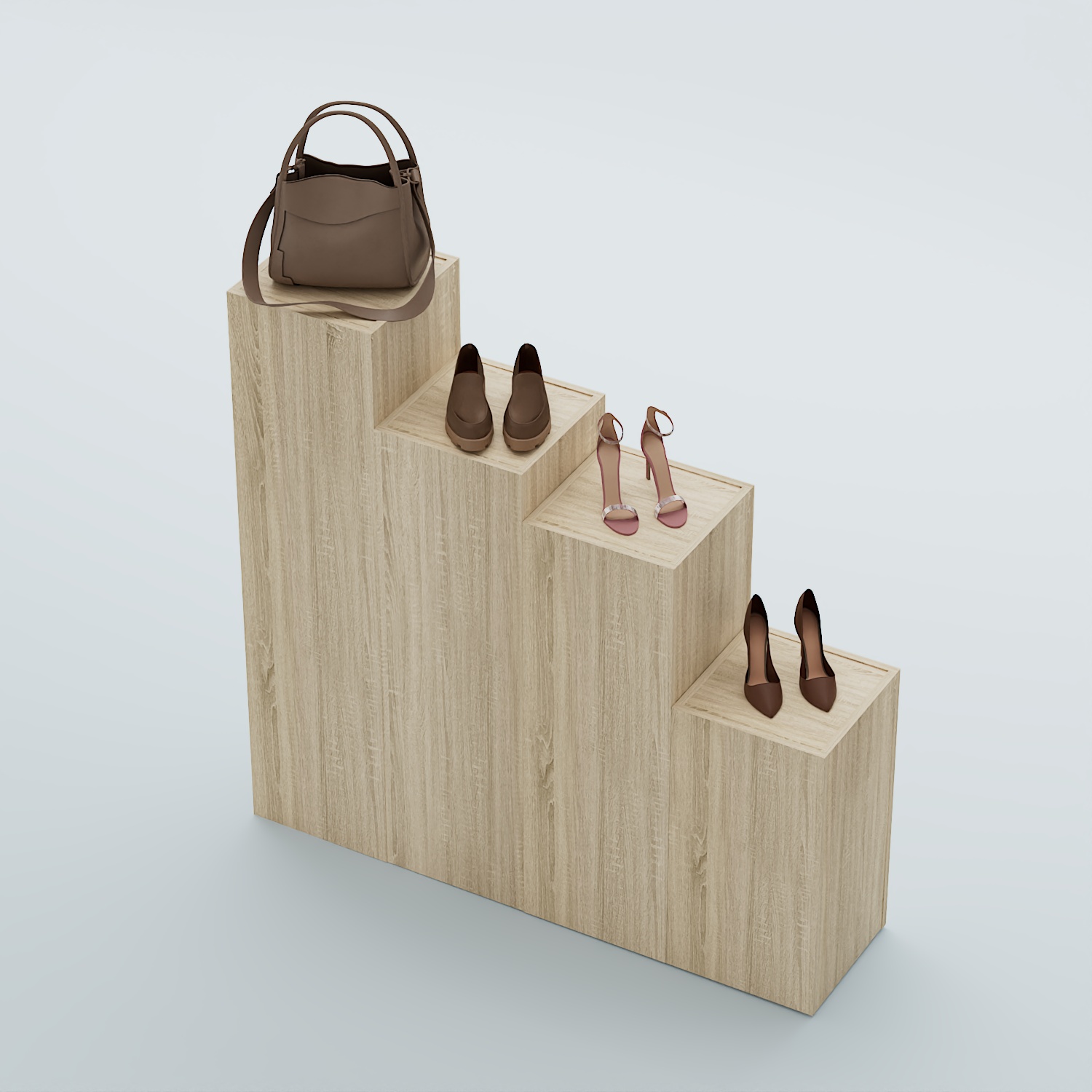 Демо-стенд Ступени-Лестница №3 Дуб сонома