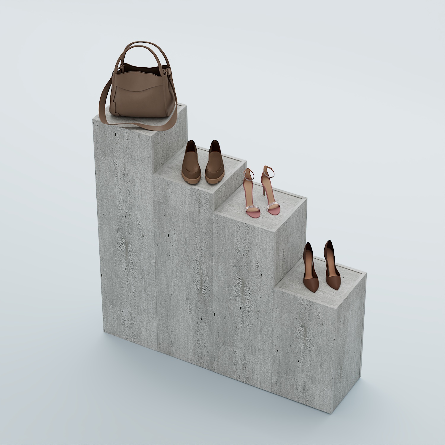 Демо-стенд Ступени-Лестница №3 Метрополитан Грей