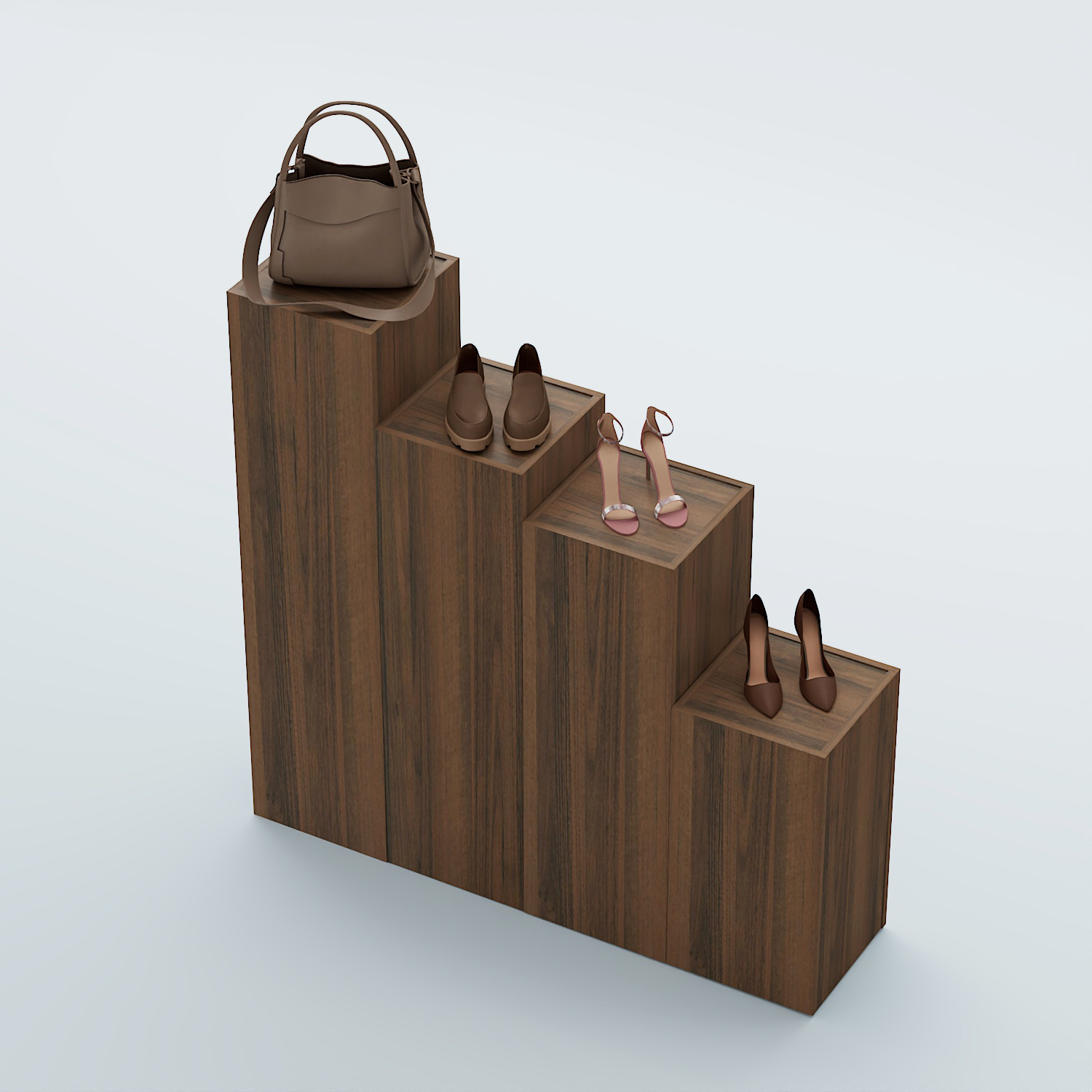 Демо-стенд Ступени-Лестница №3 Орех