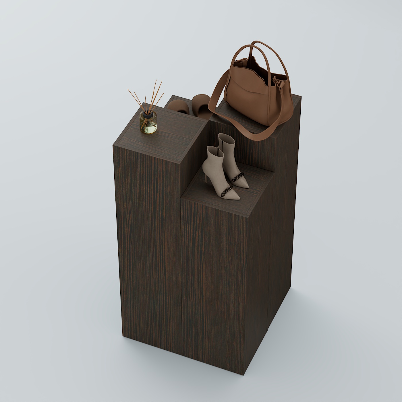 Демо-стенд Ступени-Пересечение №1 Дуб Венге