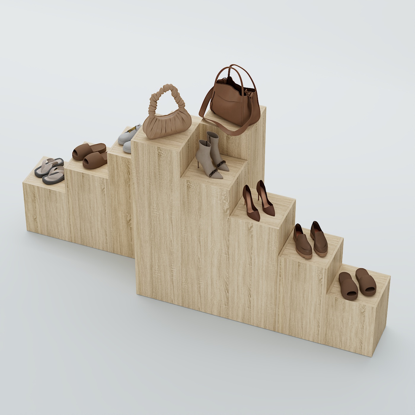 Демо-стенд Ступени-Пересечение №4 Дуб сонома