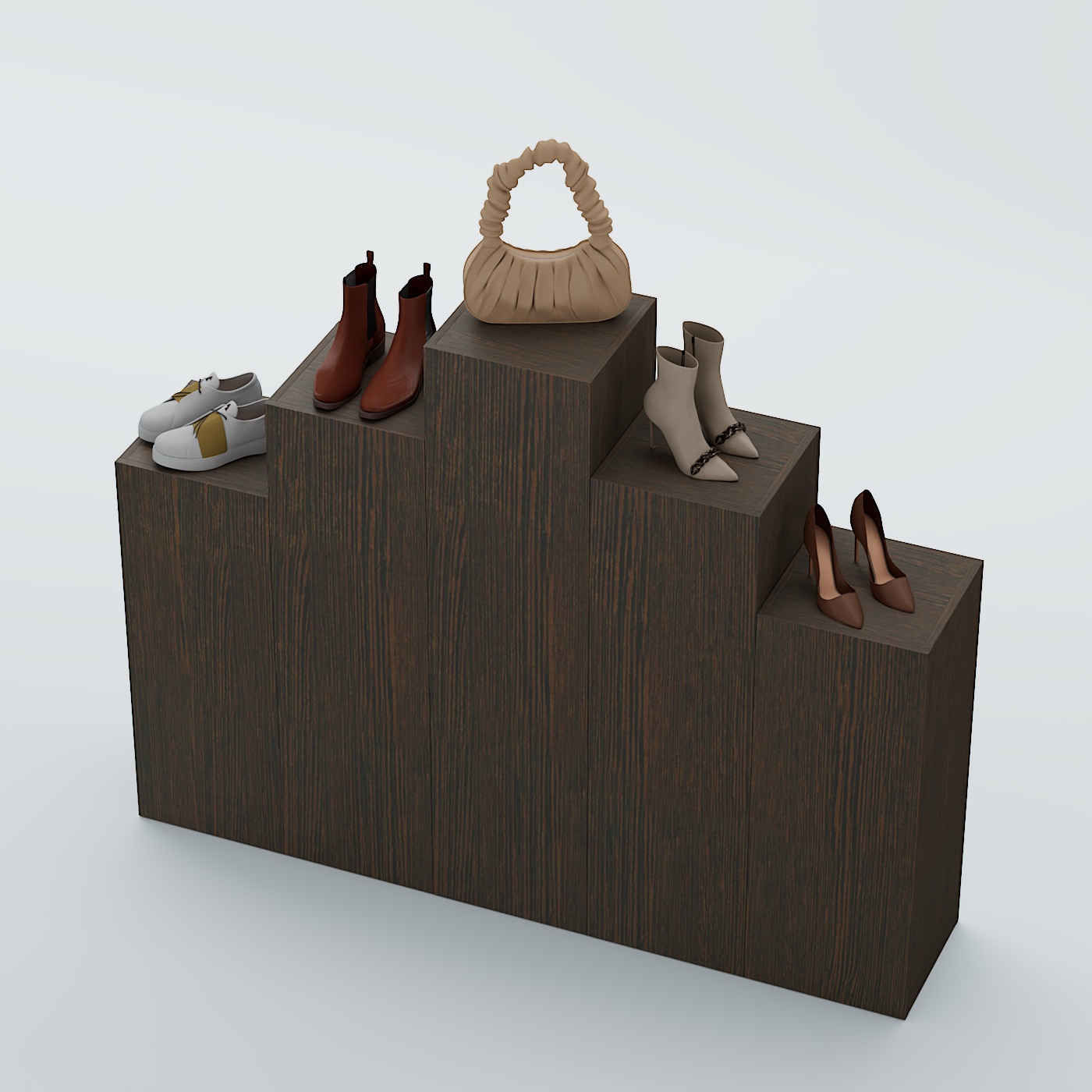 Демо-стенд Ступени-Пирамида №2 Дуб Венге