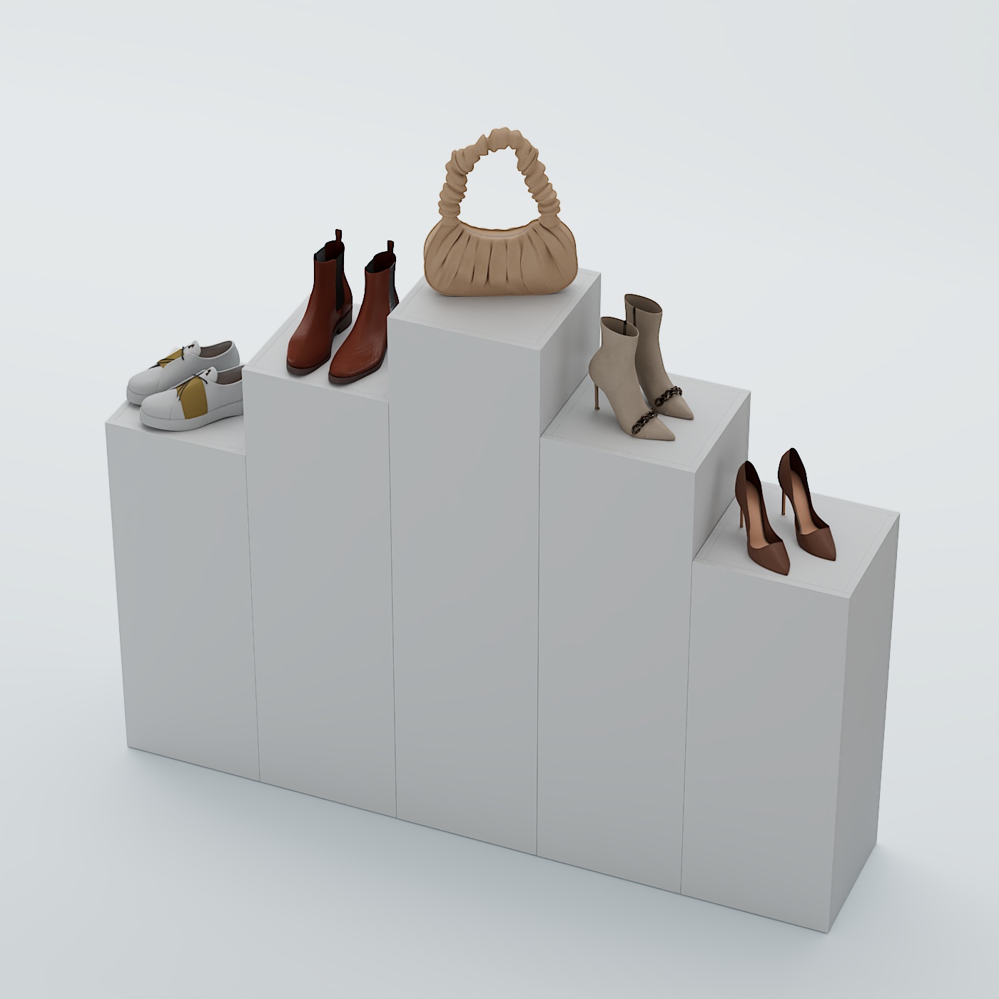 Демо-стенд Ступени-Пирамида №2 Серый