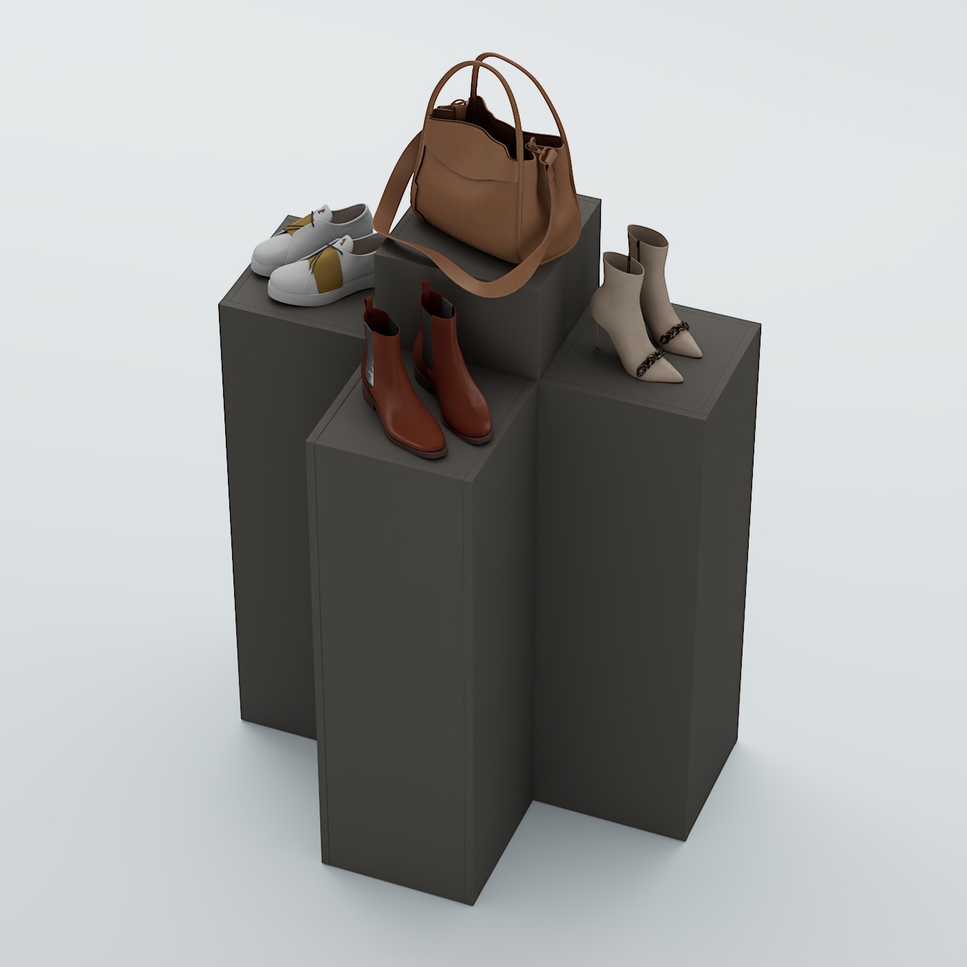 Демо-стенд Ступени Т-обр №1 Черный