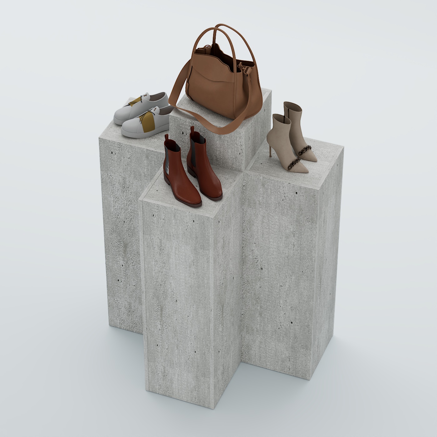 Демо-стенд Ступени Т-обр №1 Метрополитан Грей