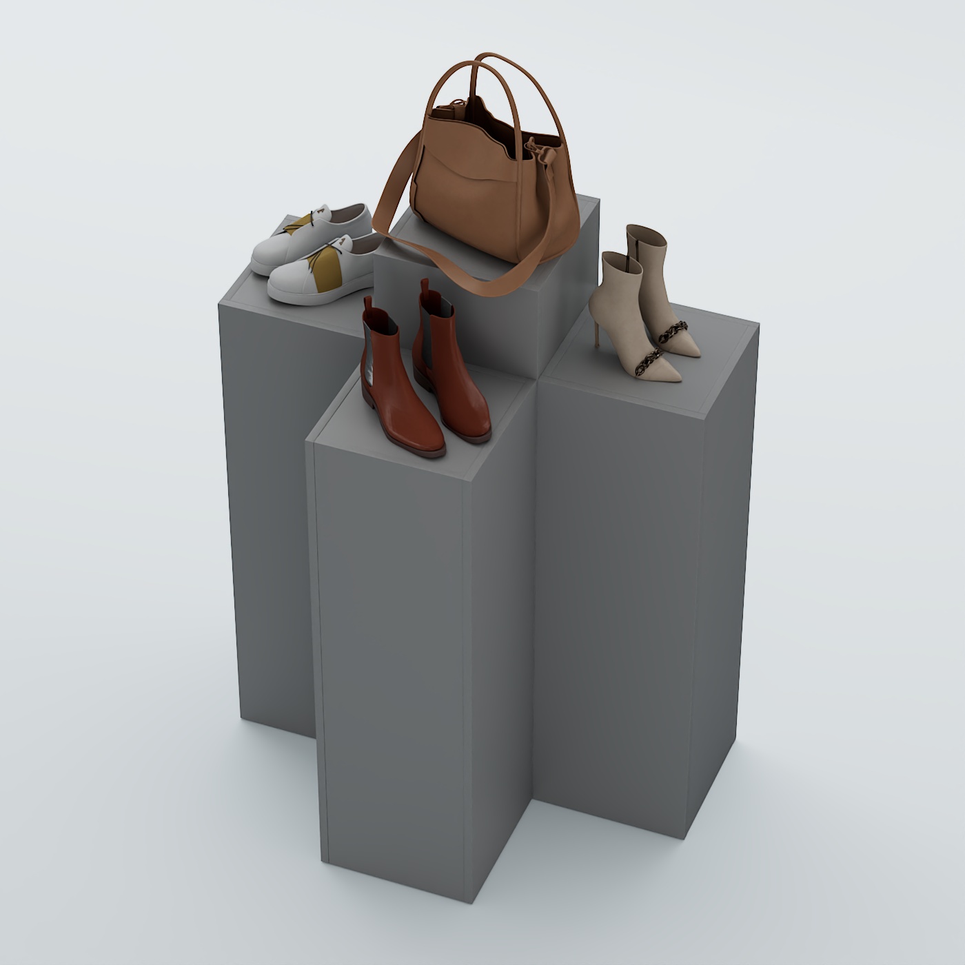 Демо-стенд Ступени Т-обр №1 Темно-Серый