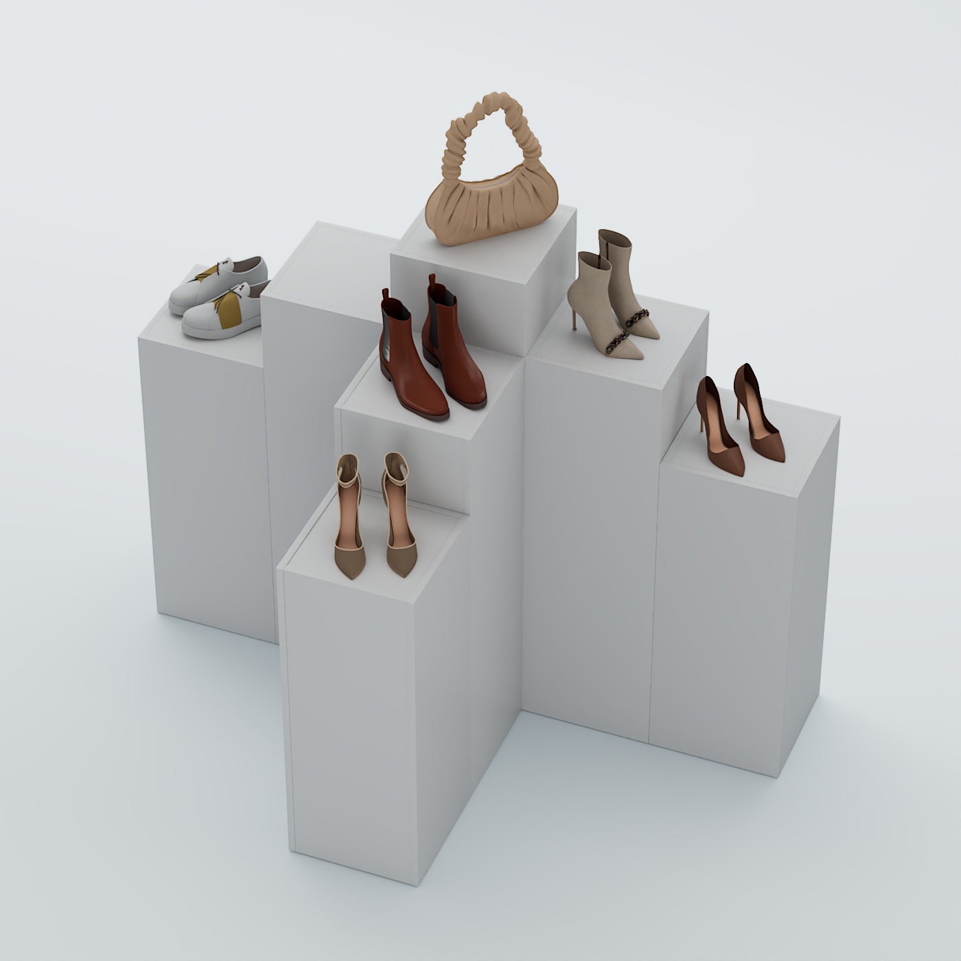 Демо-стенд Ступени Т-обр №2 Серый