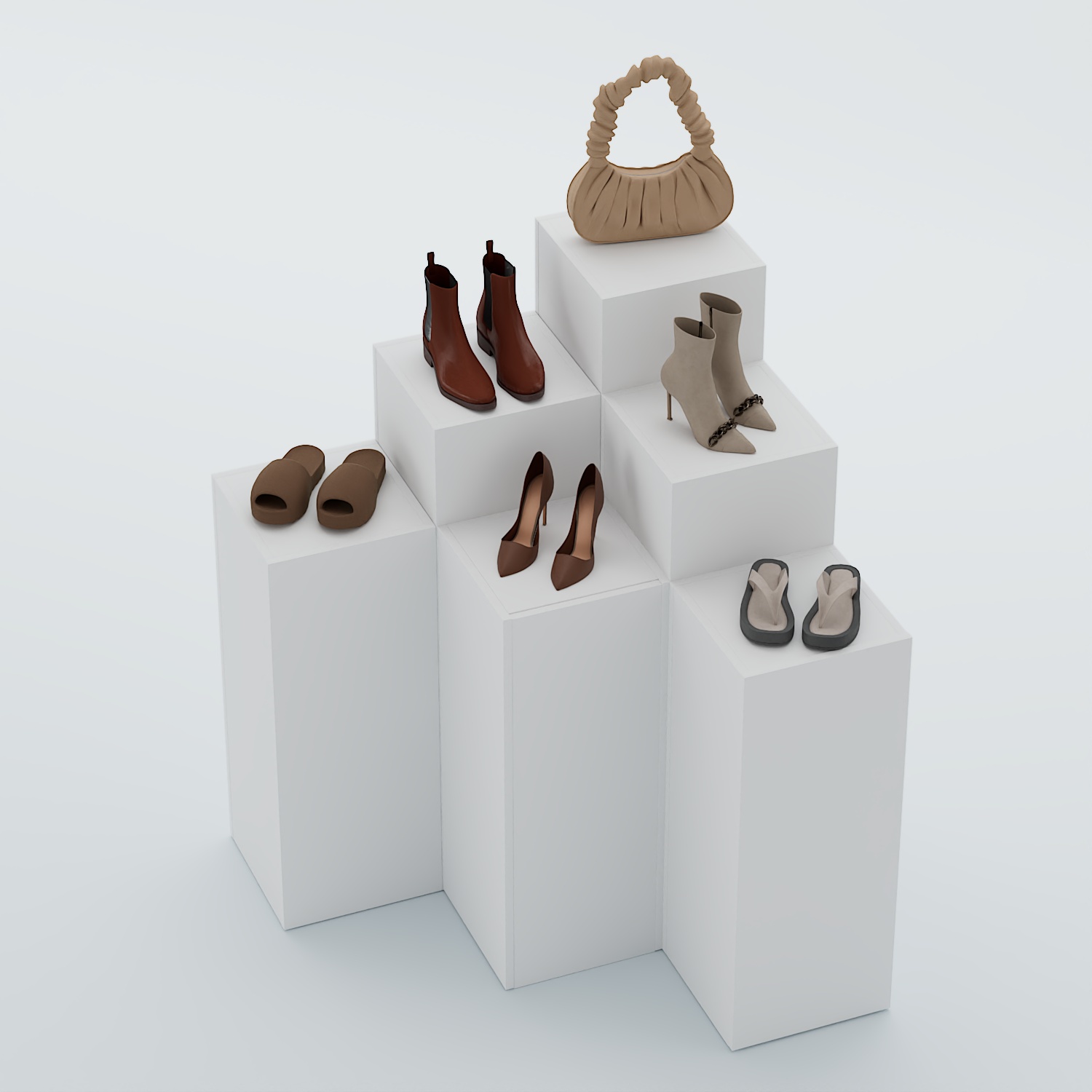 Демо-стенд Ступени-Шаг №2 Белый