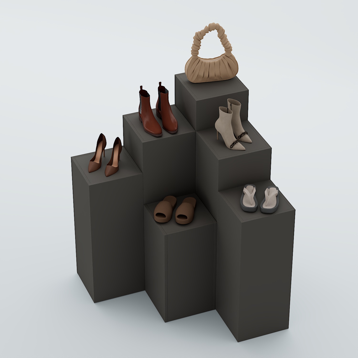 Демо-стенд Ступени-Шаг №3 Черный