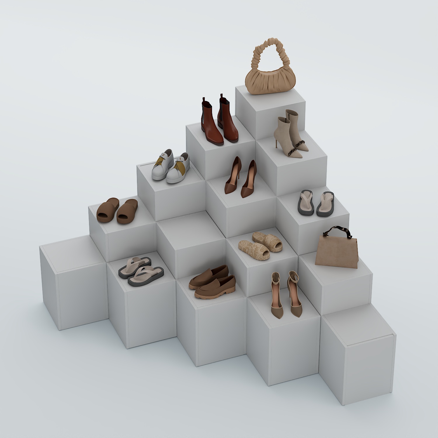 Демо-стенд Ступени-Шаг №5 Серый