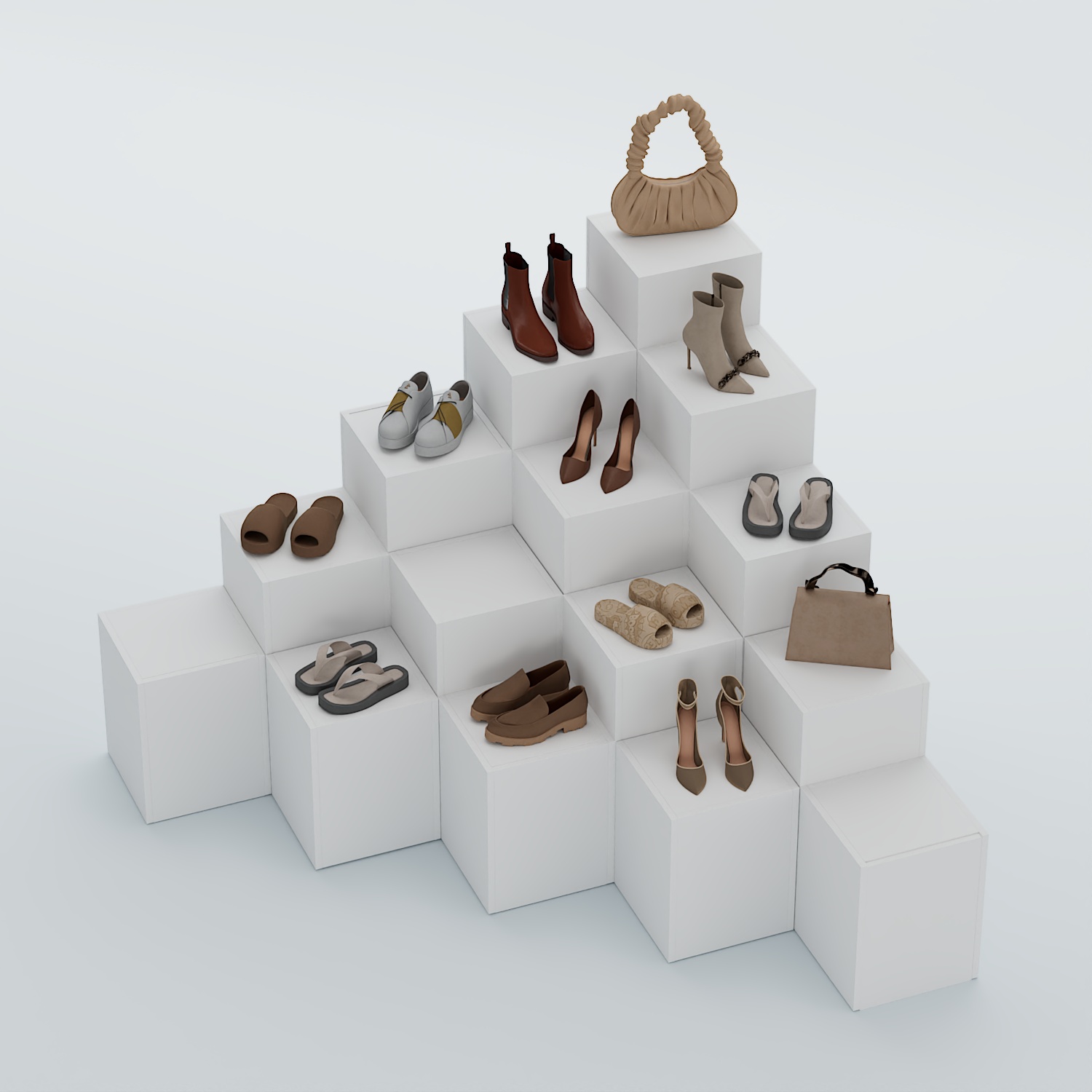 Демо-стенд Ступени-Шаг №5 Белый