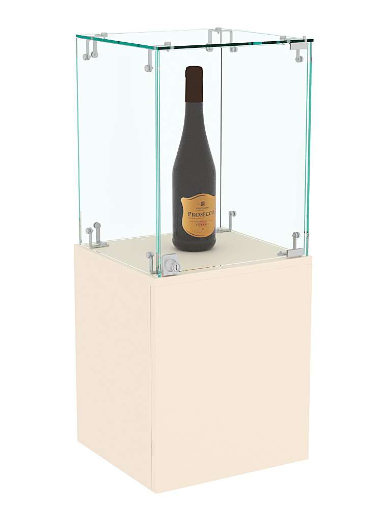 Демо стенд со стеклом Льдинка №1 Крем Вайс