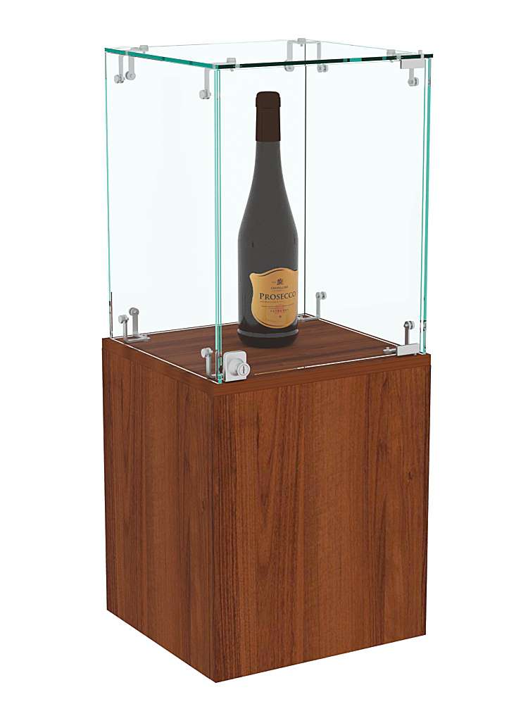 Демо стенд со стеклом Льдинка №1 Орех